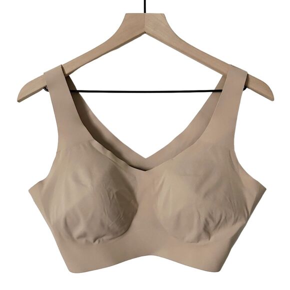 Honeylove V-Neck Bra in Sand Underwire Free Size XL - Picture 2 of 5